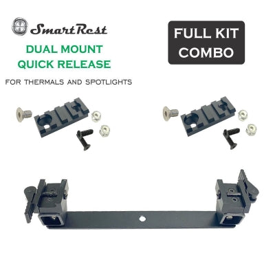 SmartRest Dual QR Mount + 2 Rails